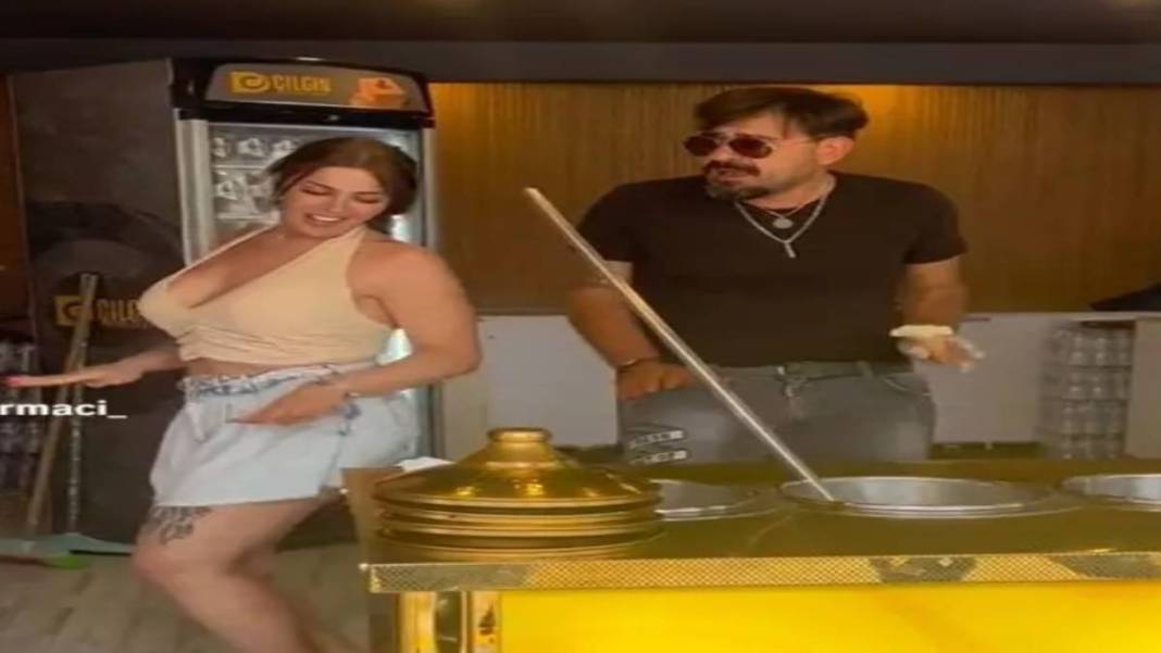 Çılgın Dondurmacı bu defa sınırı fena aştı! Kadın müşterisinin kolundan tuttuğu gibi... Görenlerin nutku tutuldu, eşin görmesin! 4